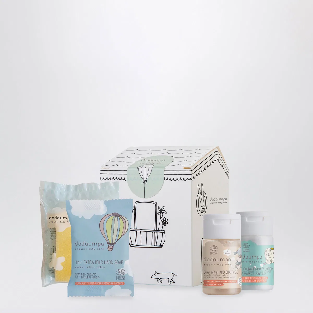 Dadaumpa Baby House Bath & Body Care Kit (0 Month
