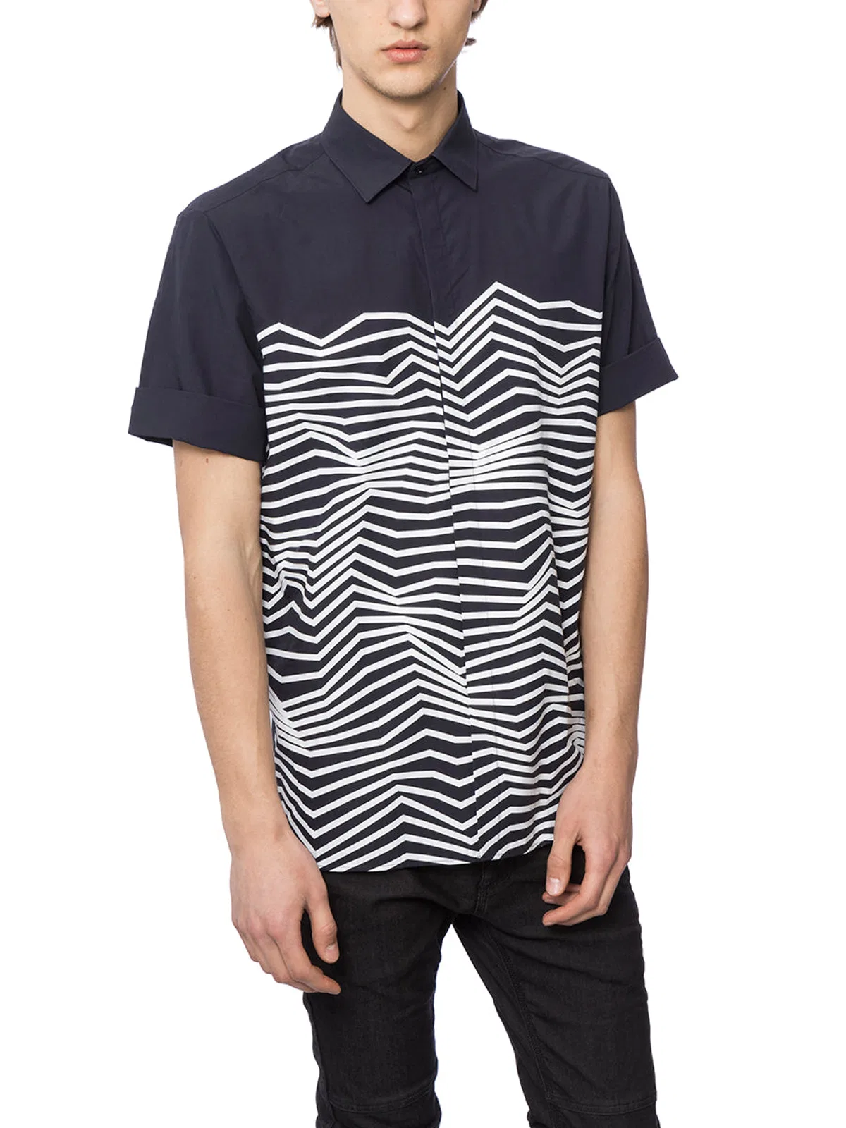 Neil Barrett Cotton Shirt With Print