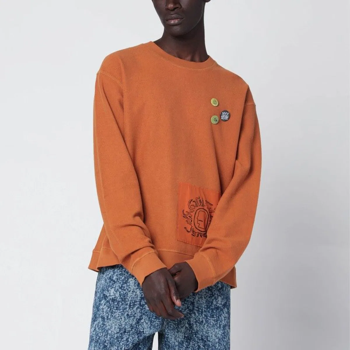 Brain dead Earthtone Gargoyle Cotton Sweatshirt