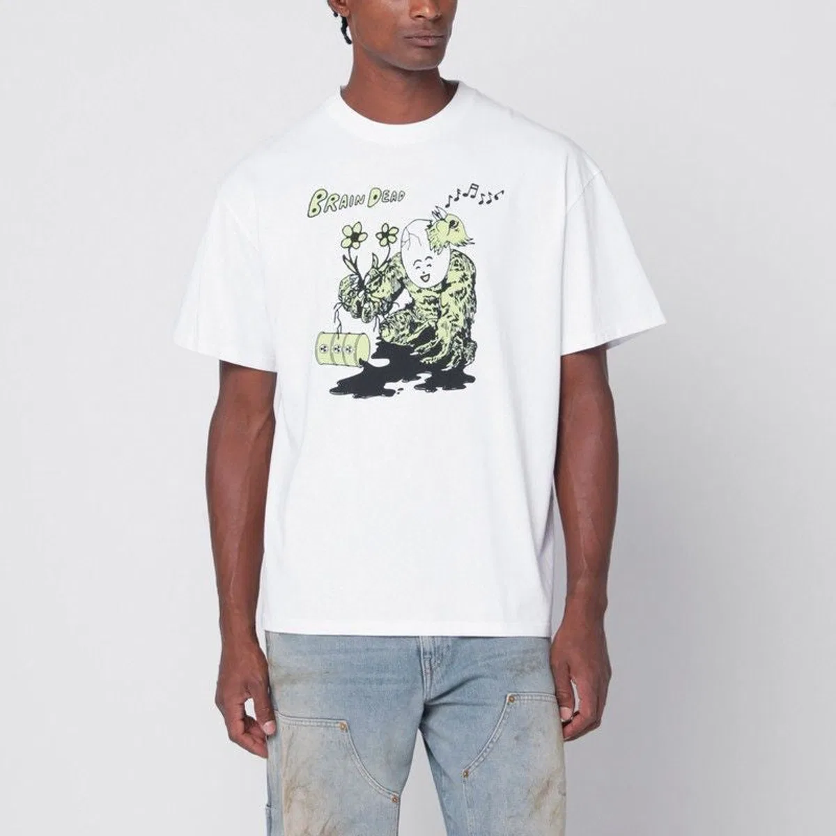 Brain dead White Nuclear Evolution T-Shirt