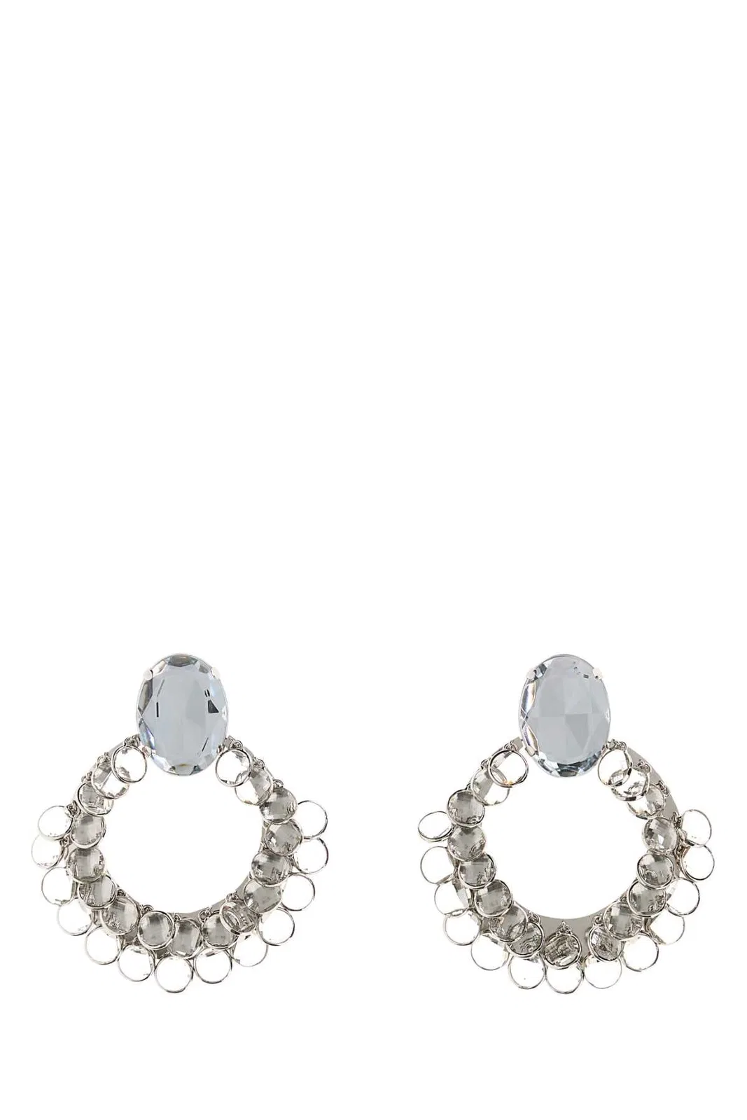 Givenchy Embellished Metal Broken Chandelier Earr