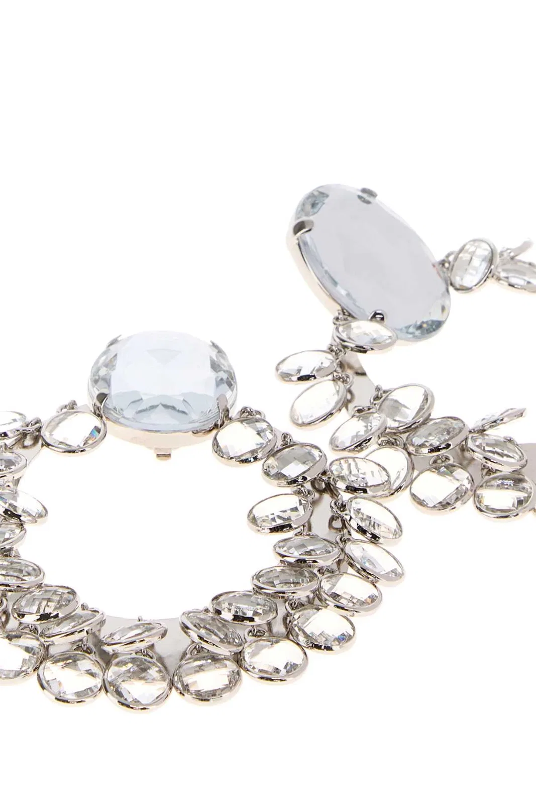Givenchy Embellished Metal Broken Chandelier Earr