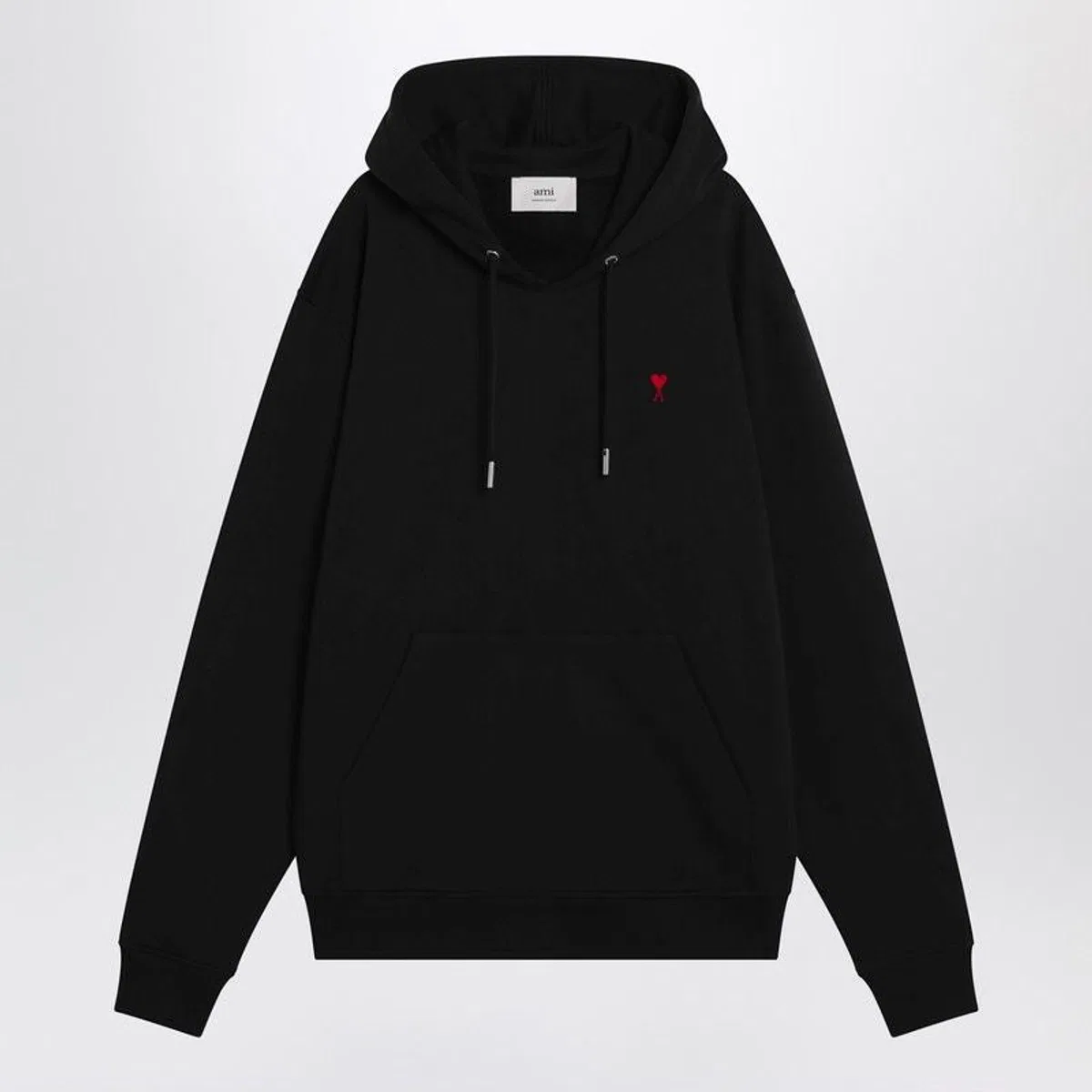 Ami paris Black Ami De Coeur Hoodie