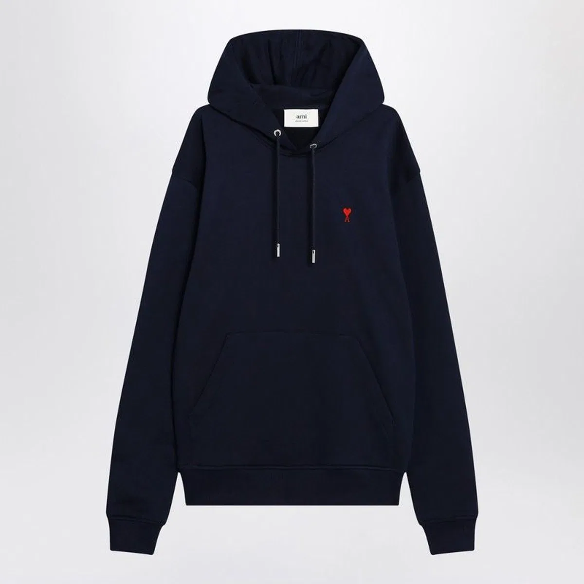Ami paris Night Blue Ami De Coeur Hoodie