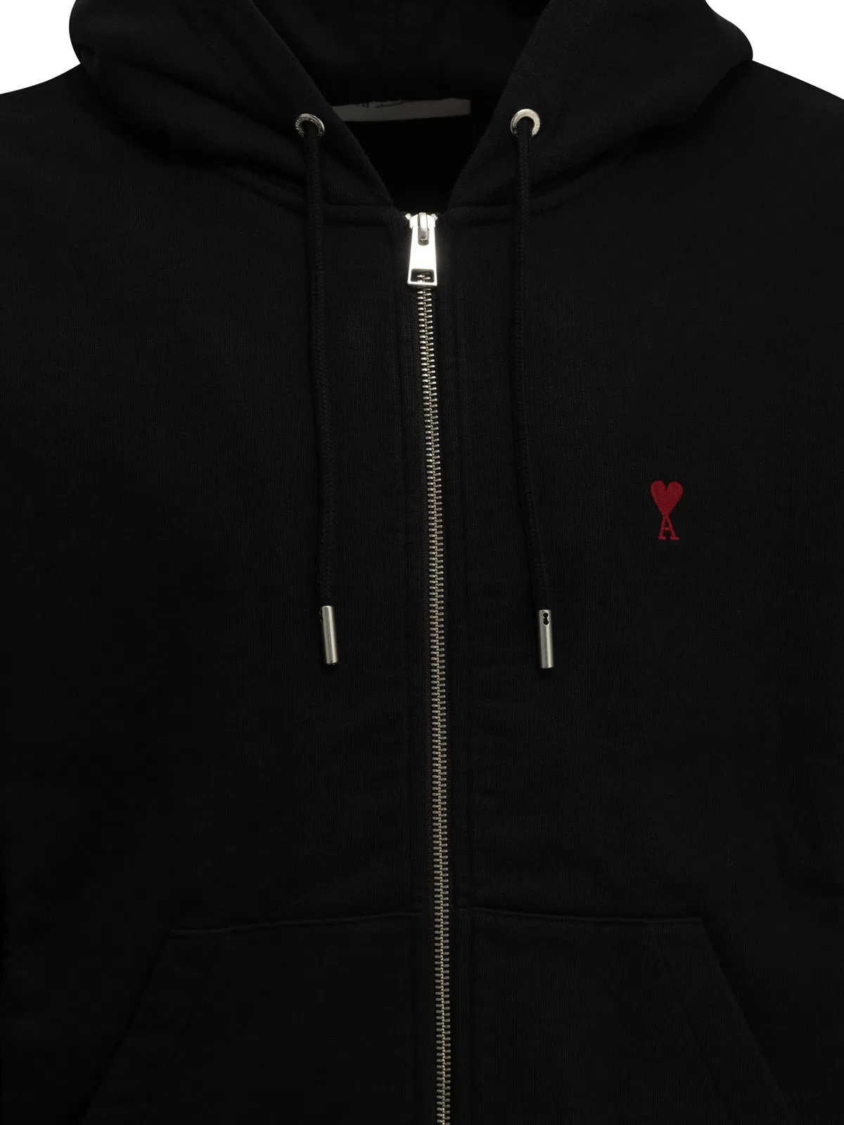 Ami paris "Ami De Coeur" Zip-Up Sweatshirt