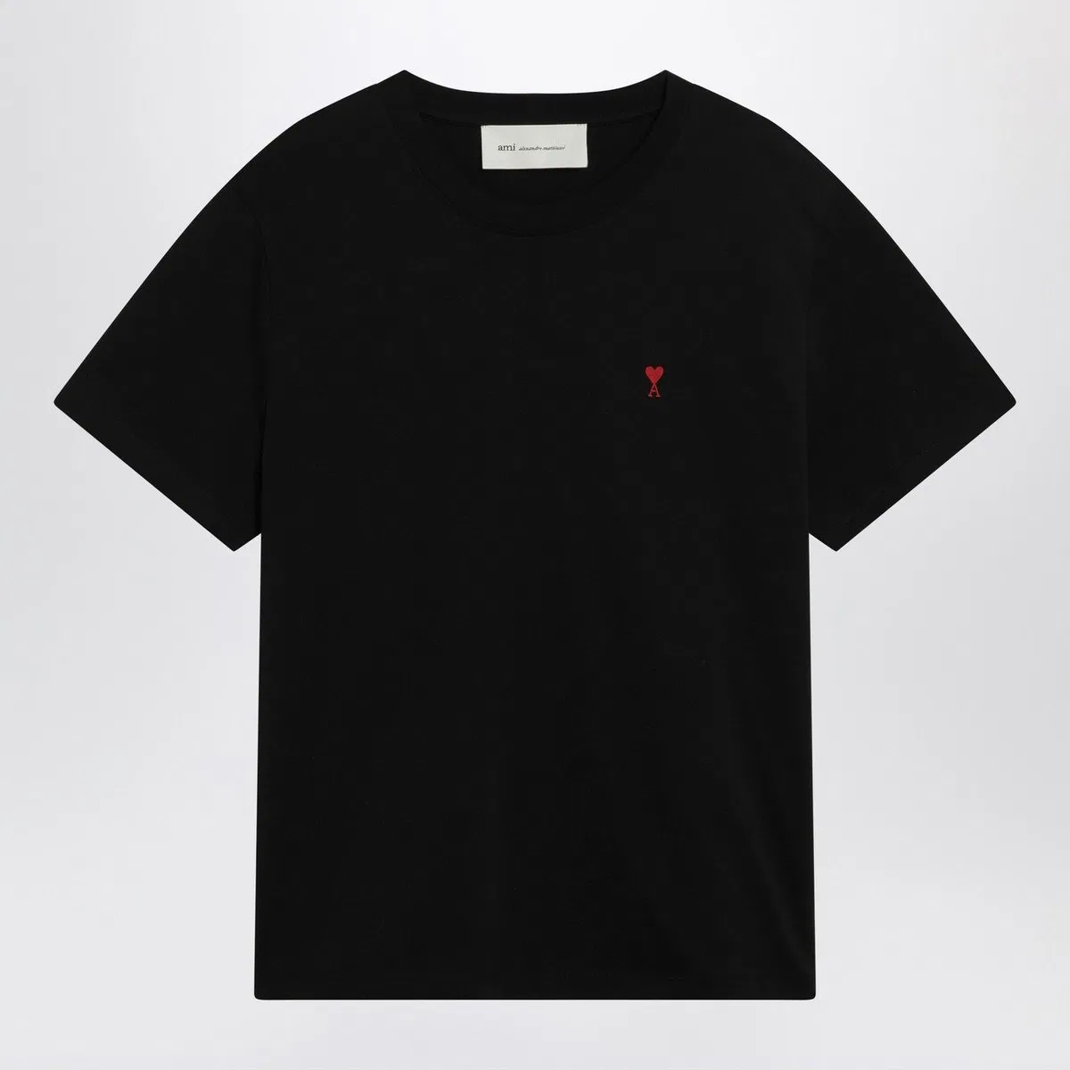 Ami paris Black Ami De Coeur Tshirt