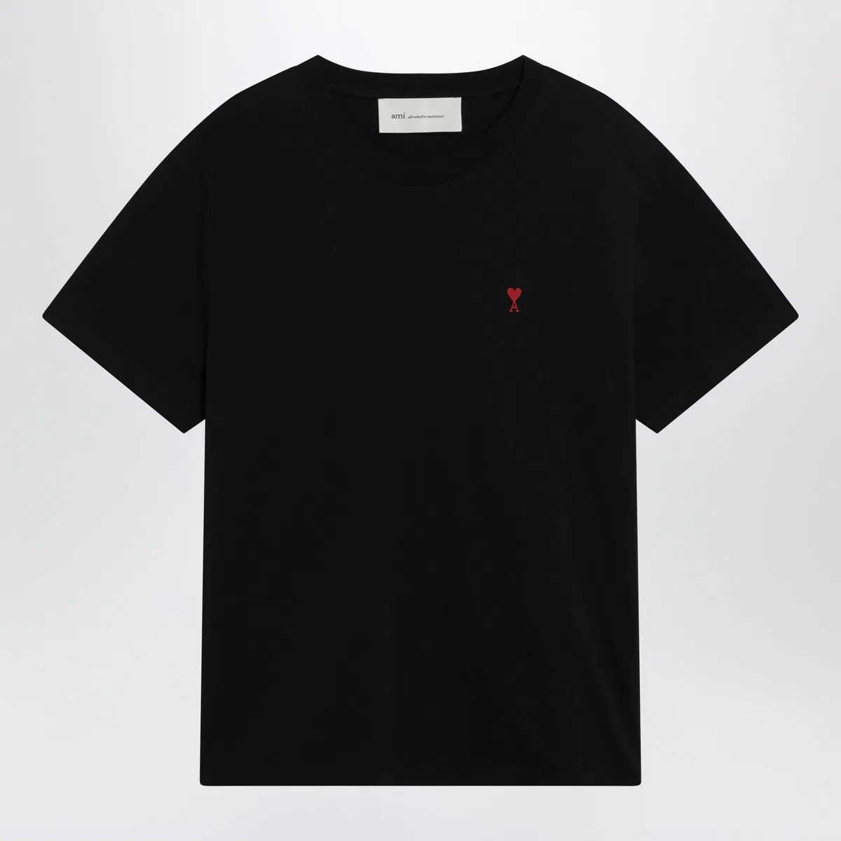 Ami paris Black Ami De Coeur T-Shirt