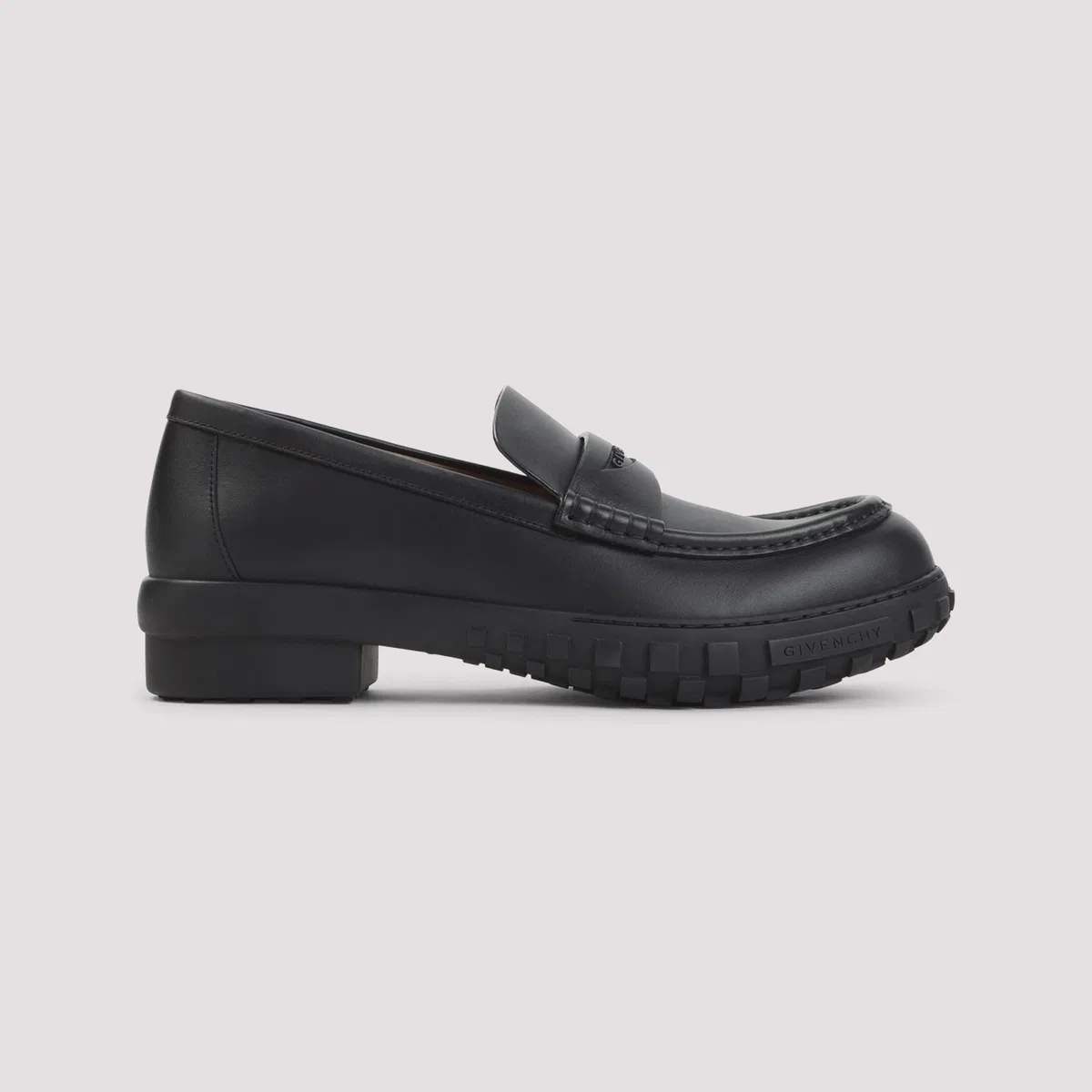 Givenchy Black Echo Calf Leather Loafers