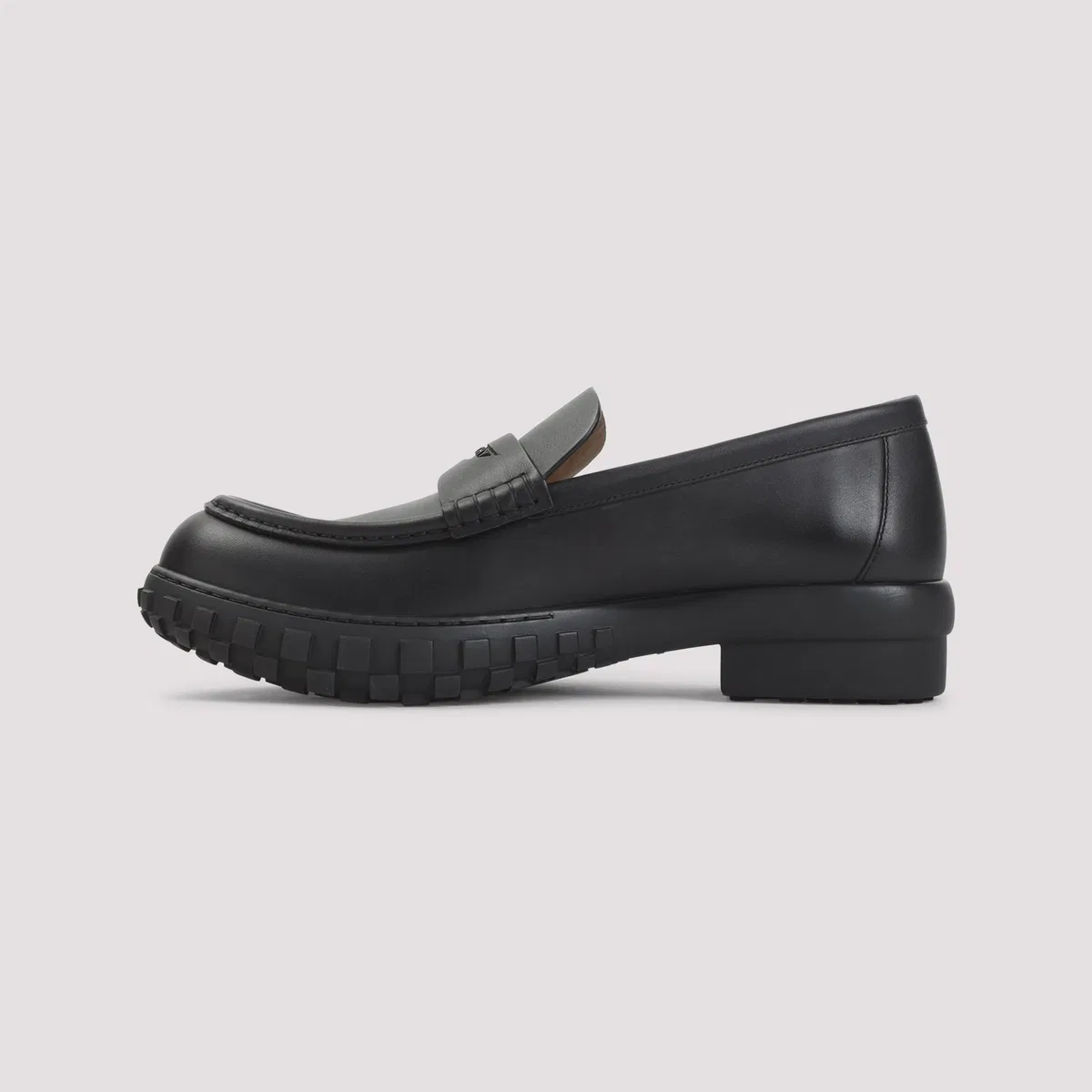 Givenchy Black Echo Calf Leather Loafers