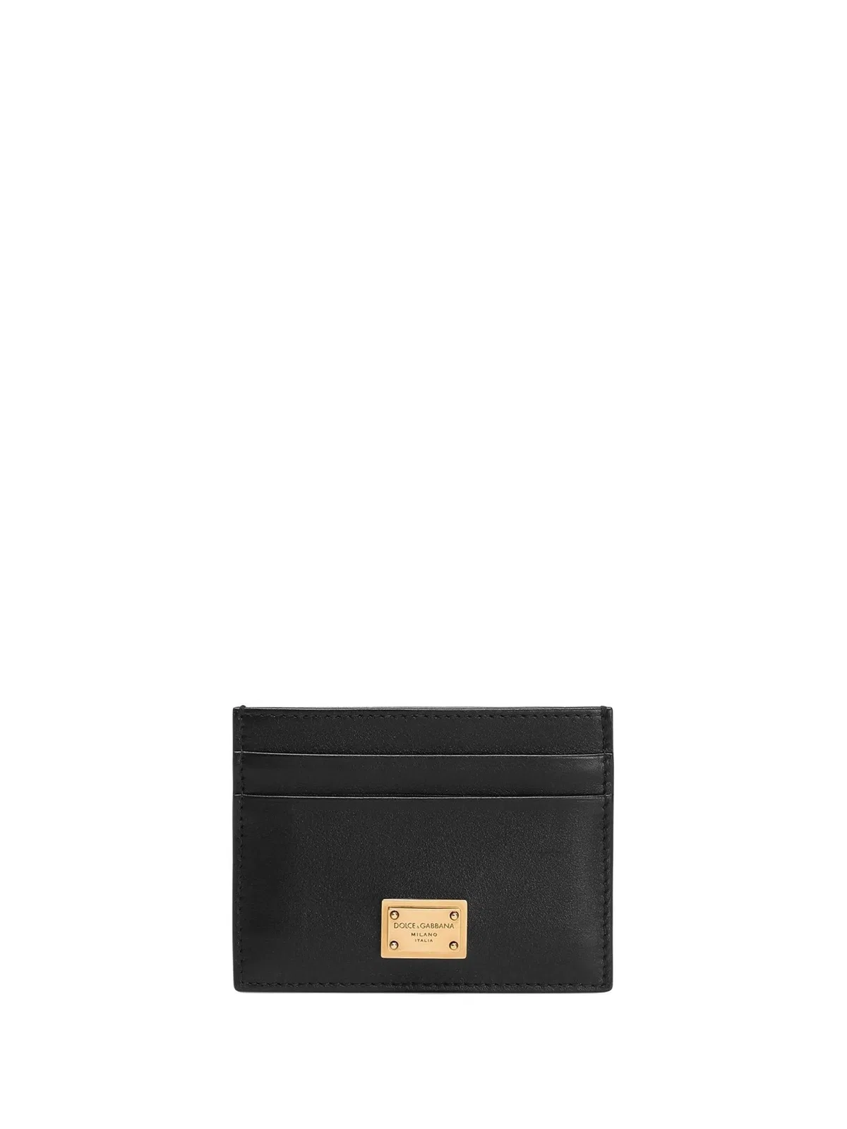 Dolce Gabbana Dolce & Gabbana Black Plongé Calf Leathe