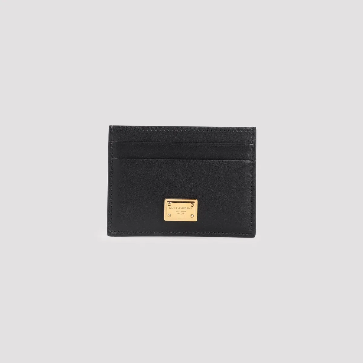 Dolce Gabbana Dolce & Gabbana Black Plongé Calf Leathe