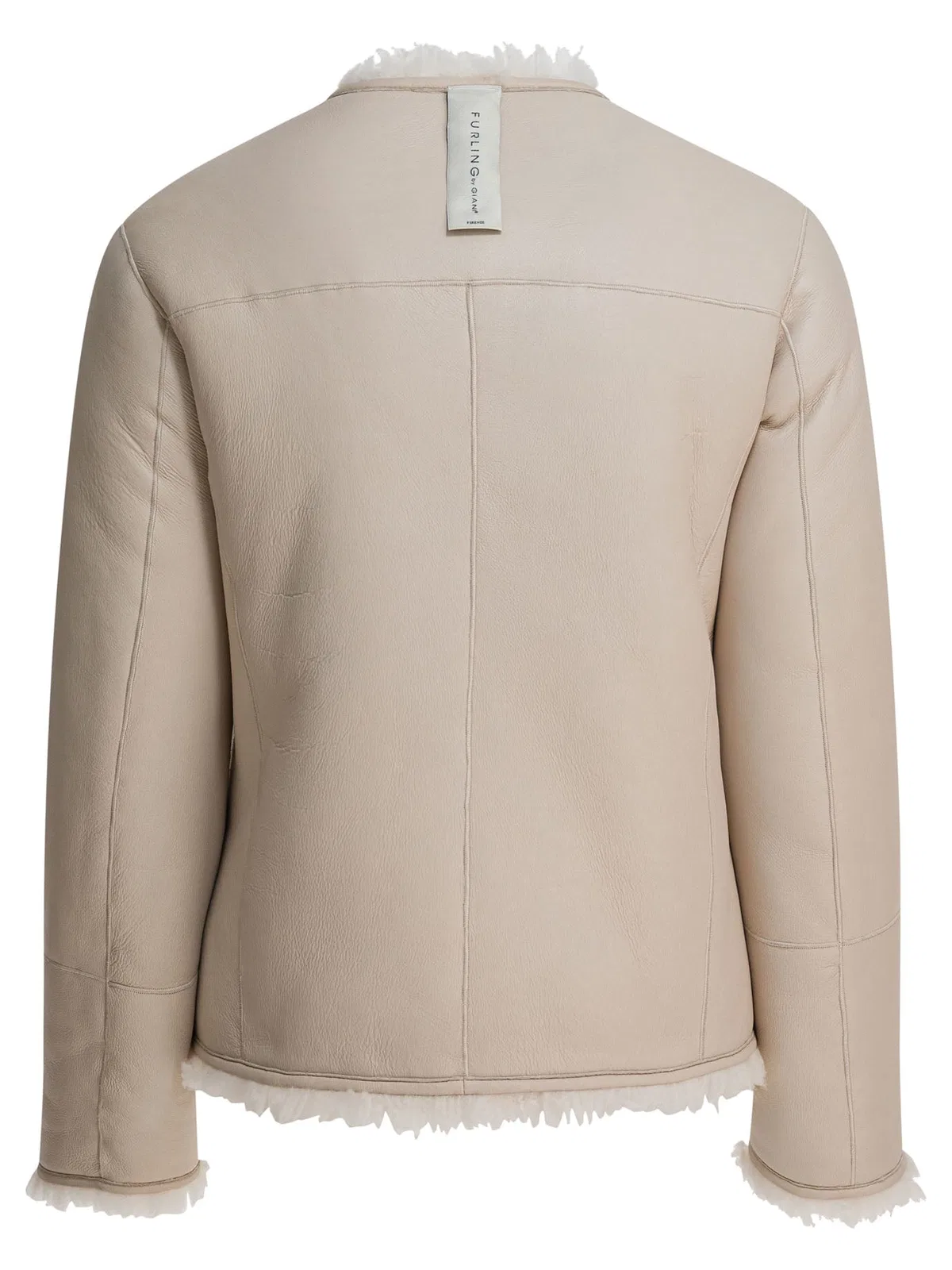 Furling by Giani Beige Calfskin Jacket