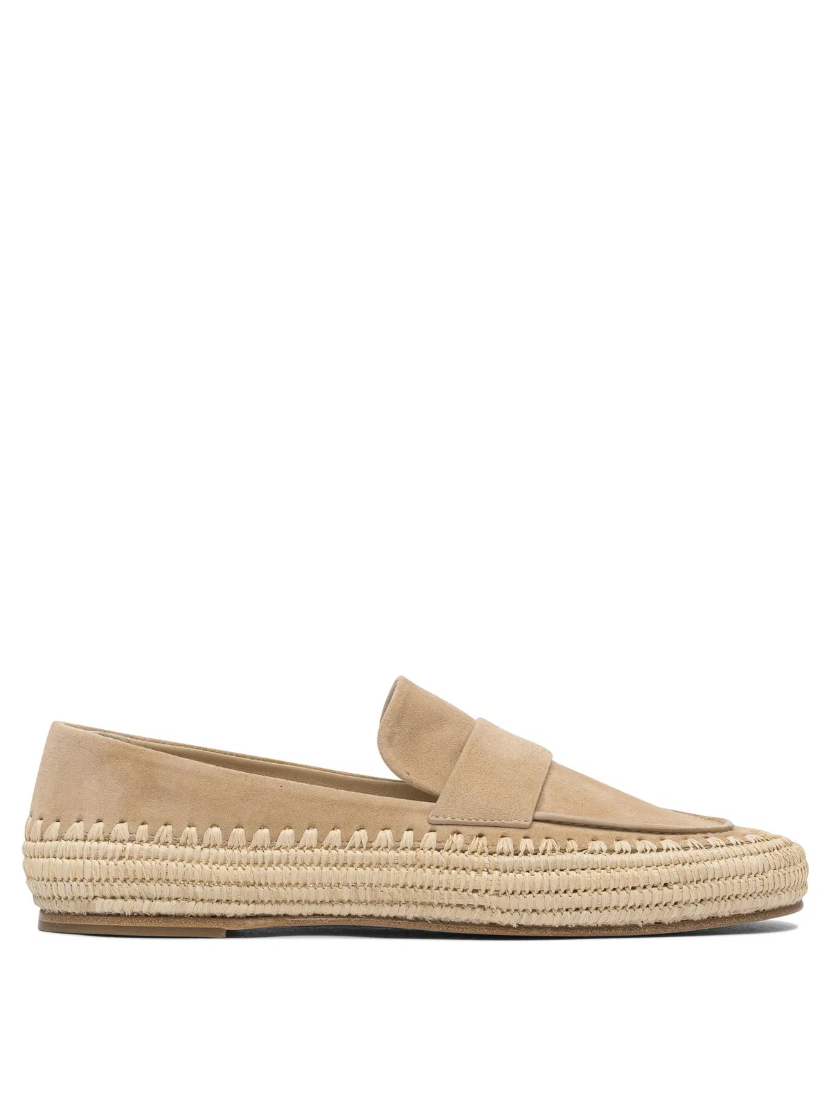 Paloma Barceló Beige Cow Leather Loafers