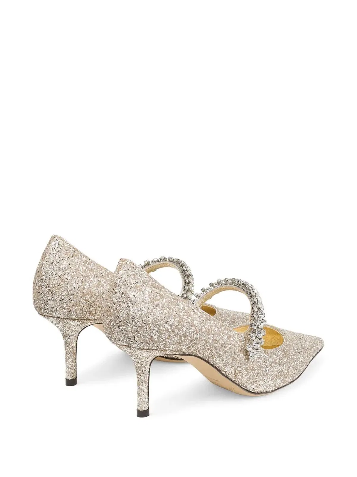 Jimmy Choo Crystal Embellished Bing 65 Pumps In Gli