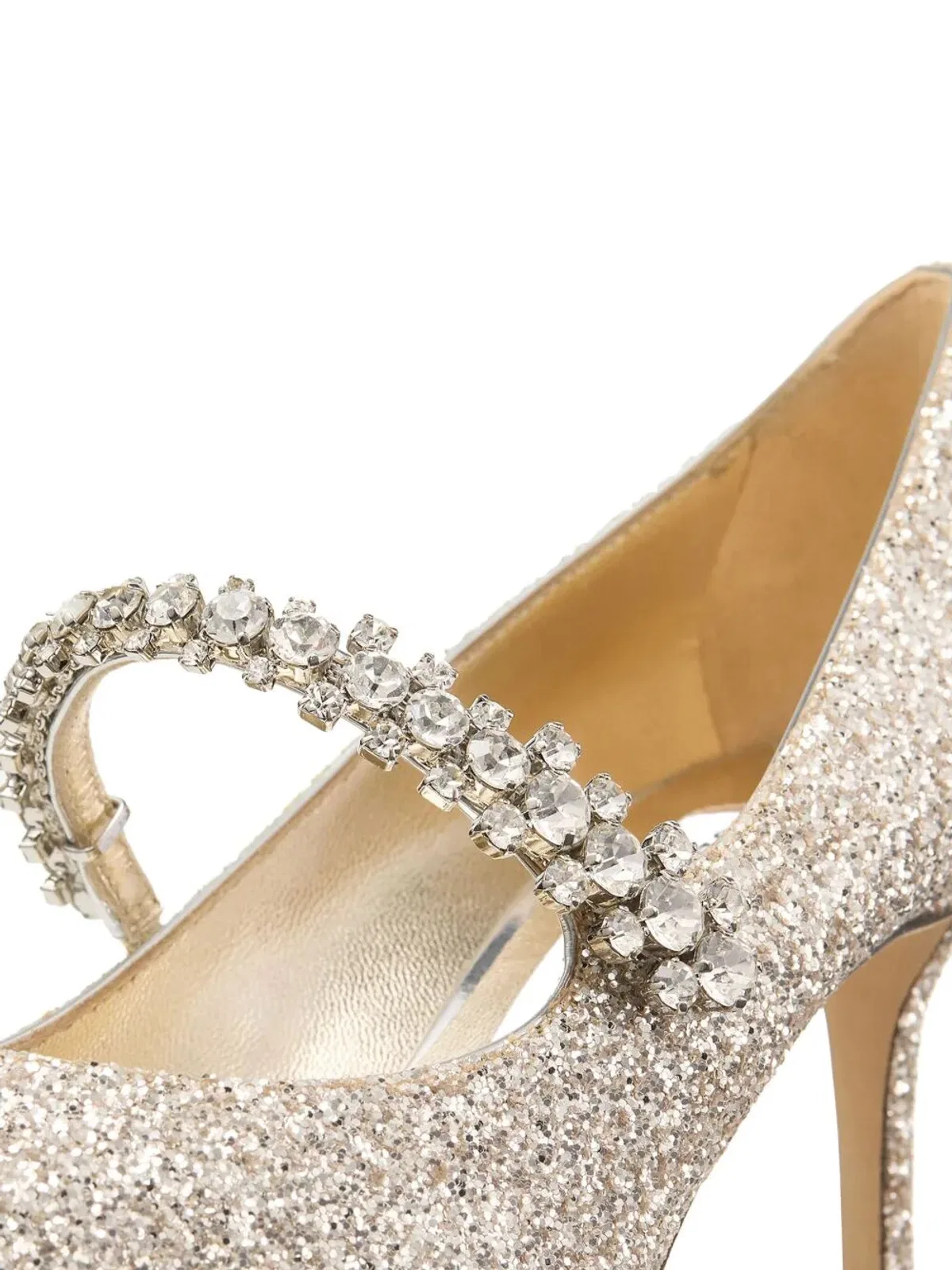 Jimmy Choo Crystal Embellished Bing 65 Pumps In Gli