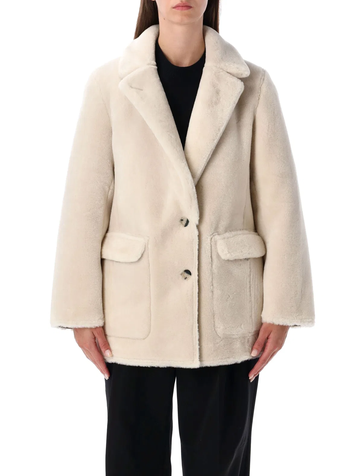 Urbancode Reversible Faux Fur Coat With Suede Inte