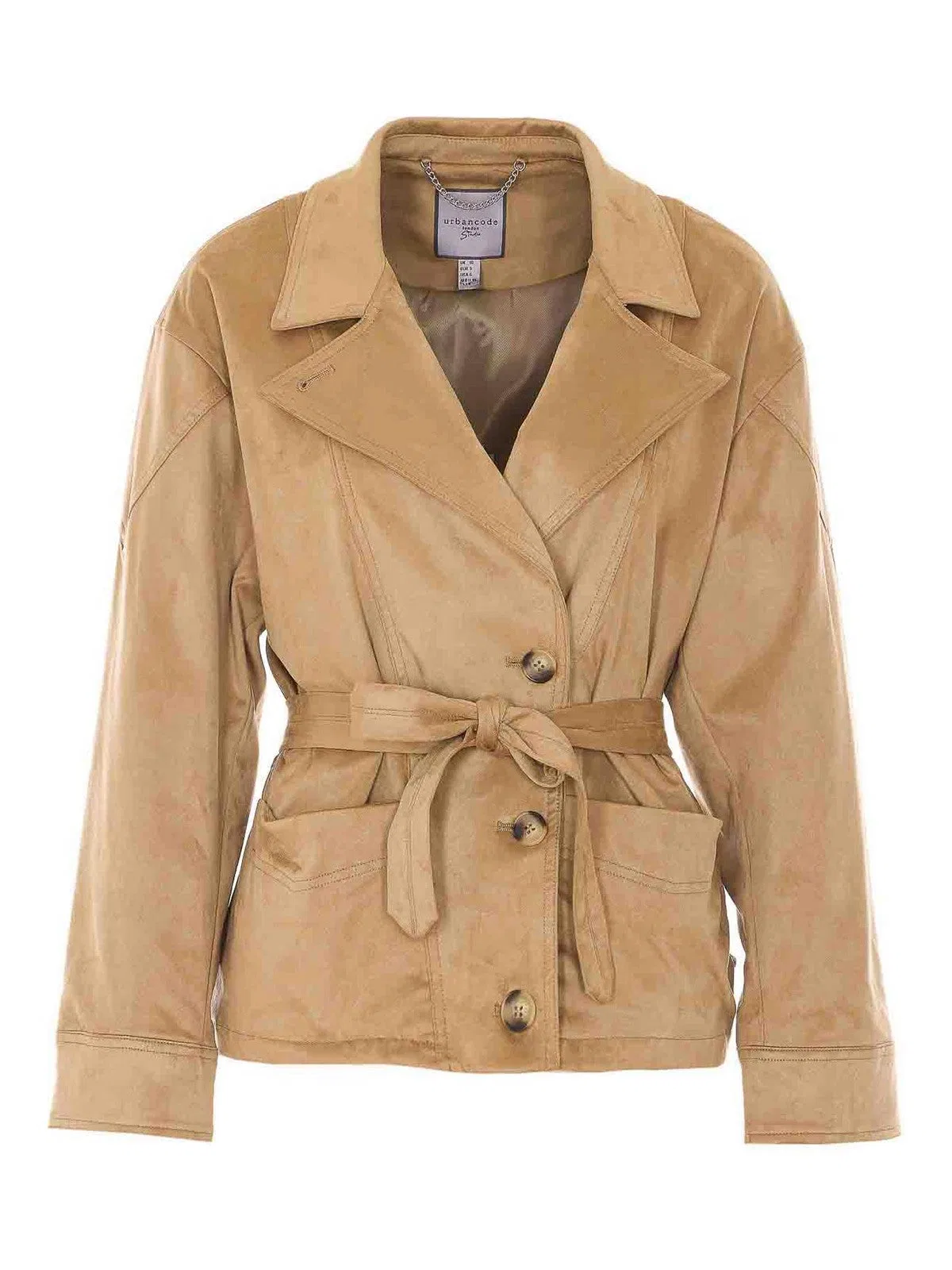 Urbancode Faux Suede Boxy Blazer