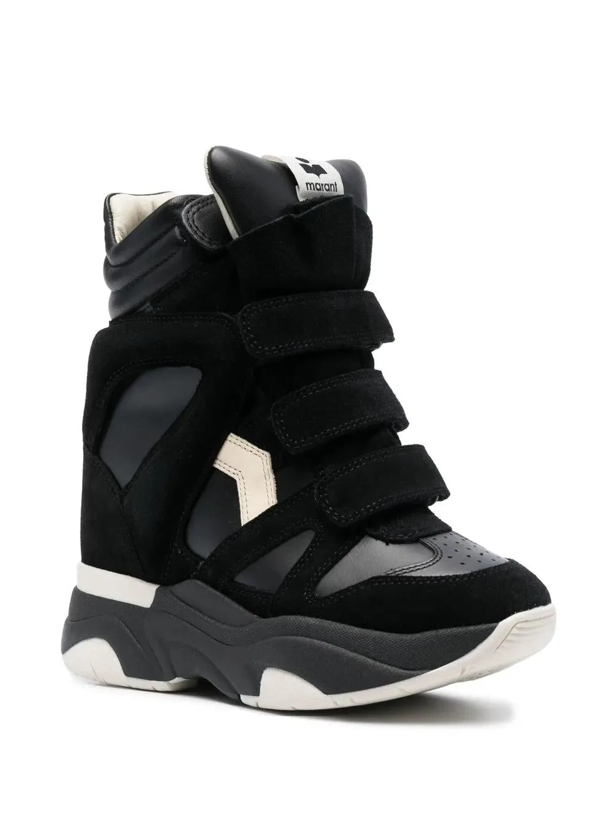 Isabel Marant Balskee High-Top Wedge Sneakers