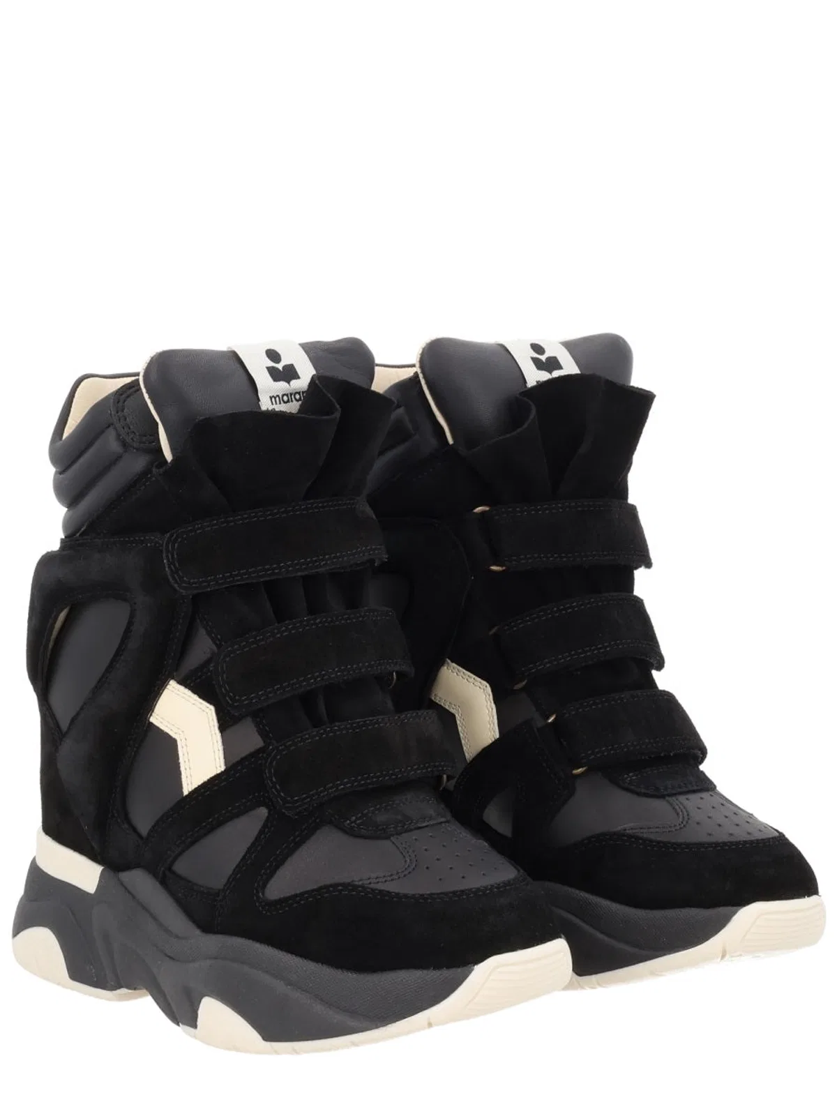 Isabel Marant Balskee High-Top Wedge Sneakers