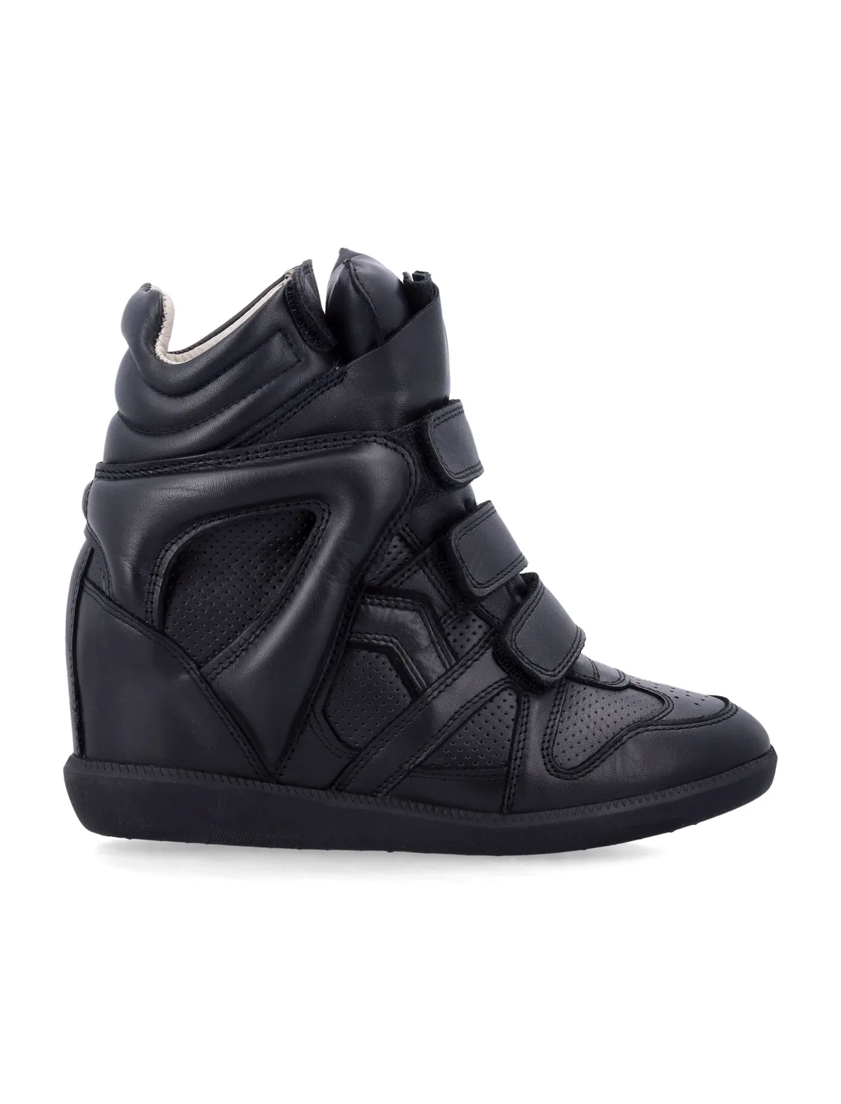 Isabel Marant Bekett Leather Wedge Sneakers