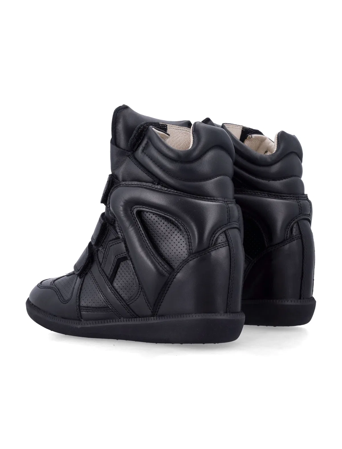 Isabel Marant Bekett Leather Wedge Sneakers