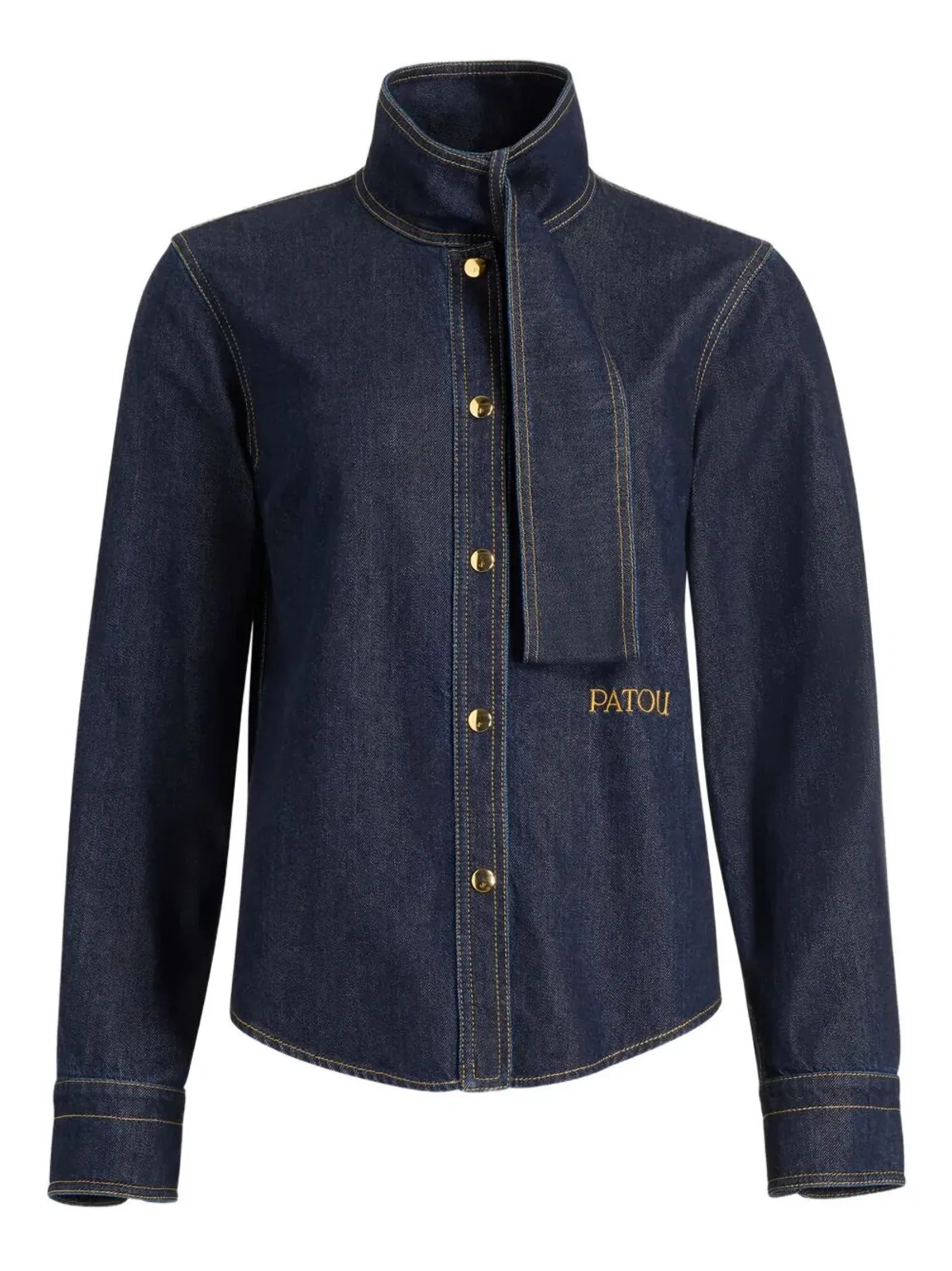 Patou Ascot Collar Blouse