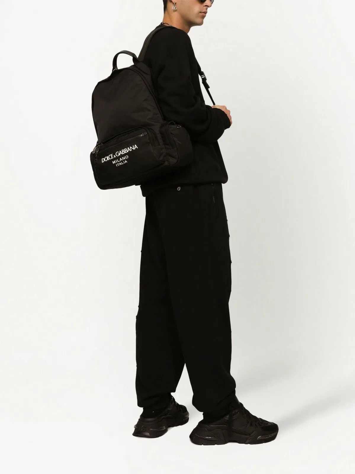 Dolce Gabbana Dolce & Gabbana Men Black Polyamide Blen