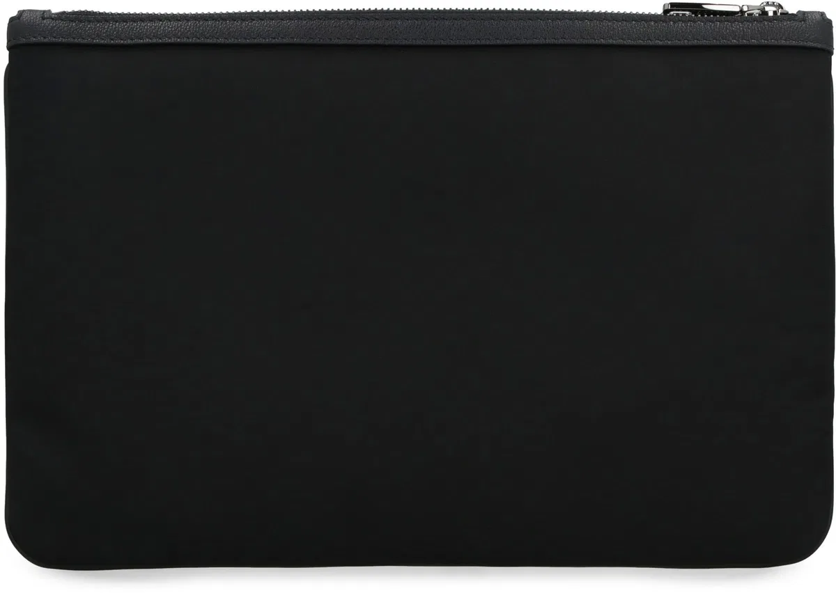 Dolce Gabbana Dolce & Gabbana Black Leather And Nylon 