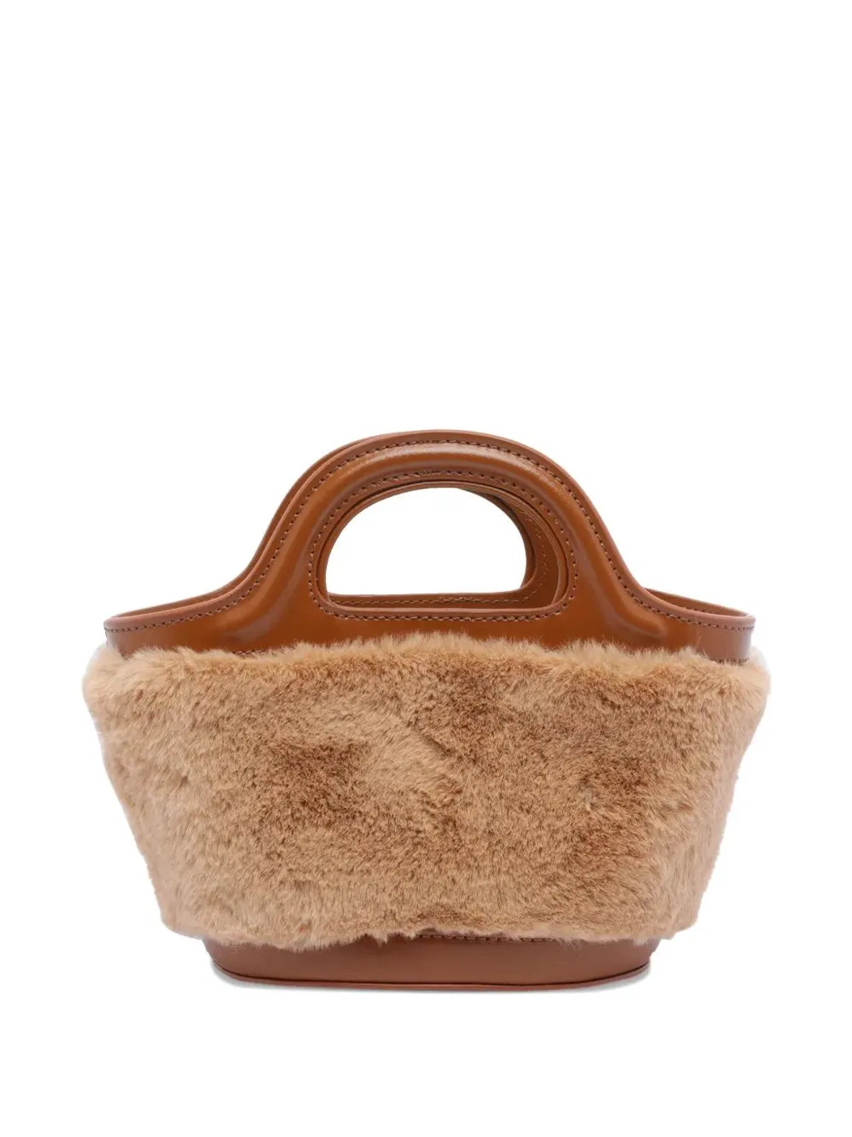 Marni Leather Mini Bag With Trimmed Detailing