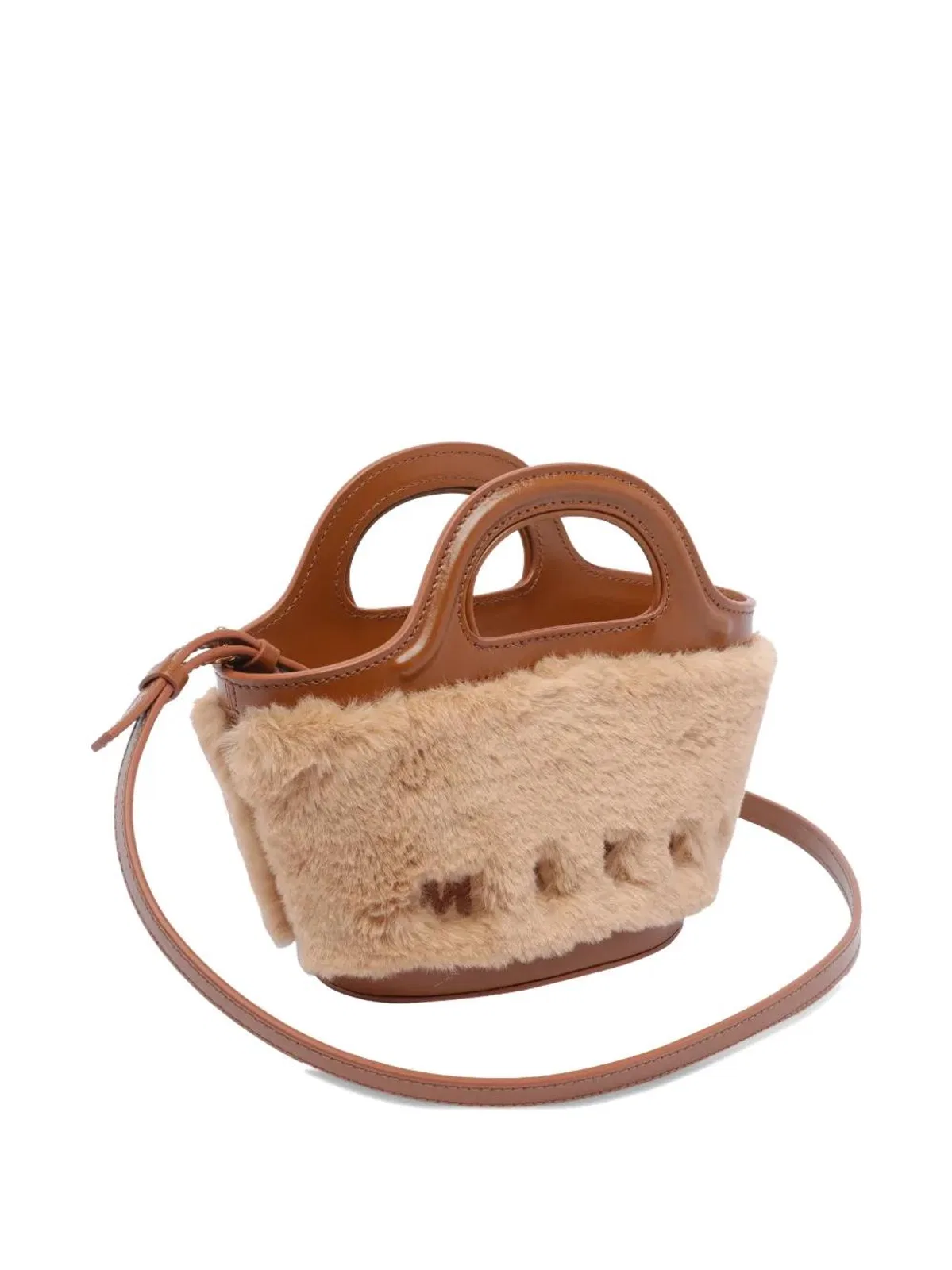 Marni Leather Mini Bag With Trimmed Detailing