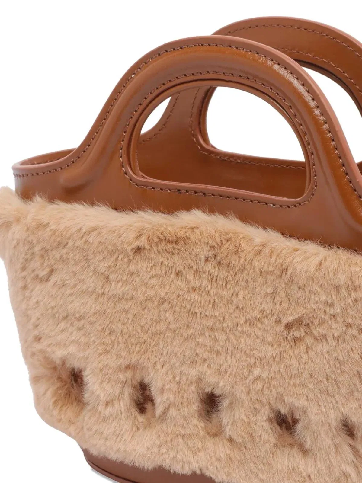 Marni Leather Mini Bag With Trimmed Detailing