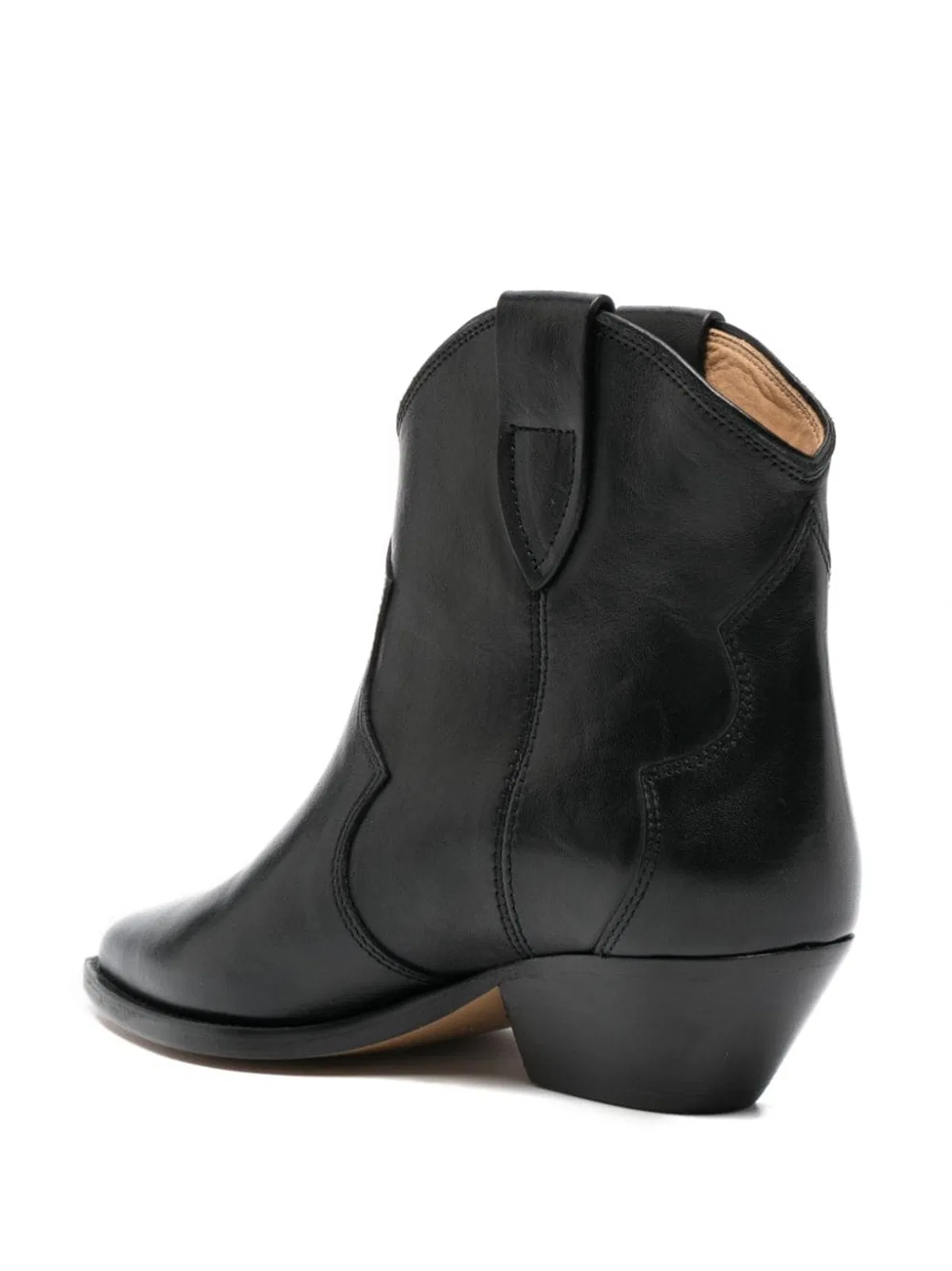 Isabel Marant Pointed Toe Leather Ankle Boots