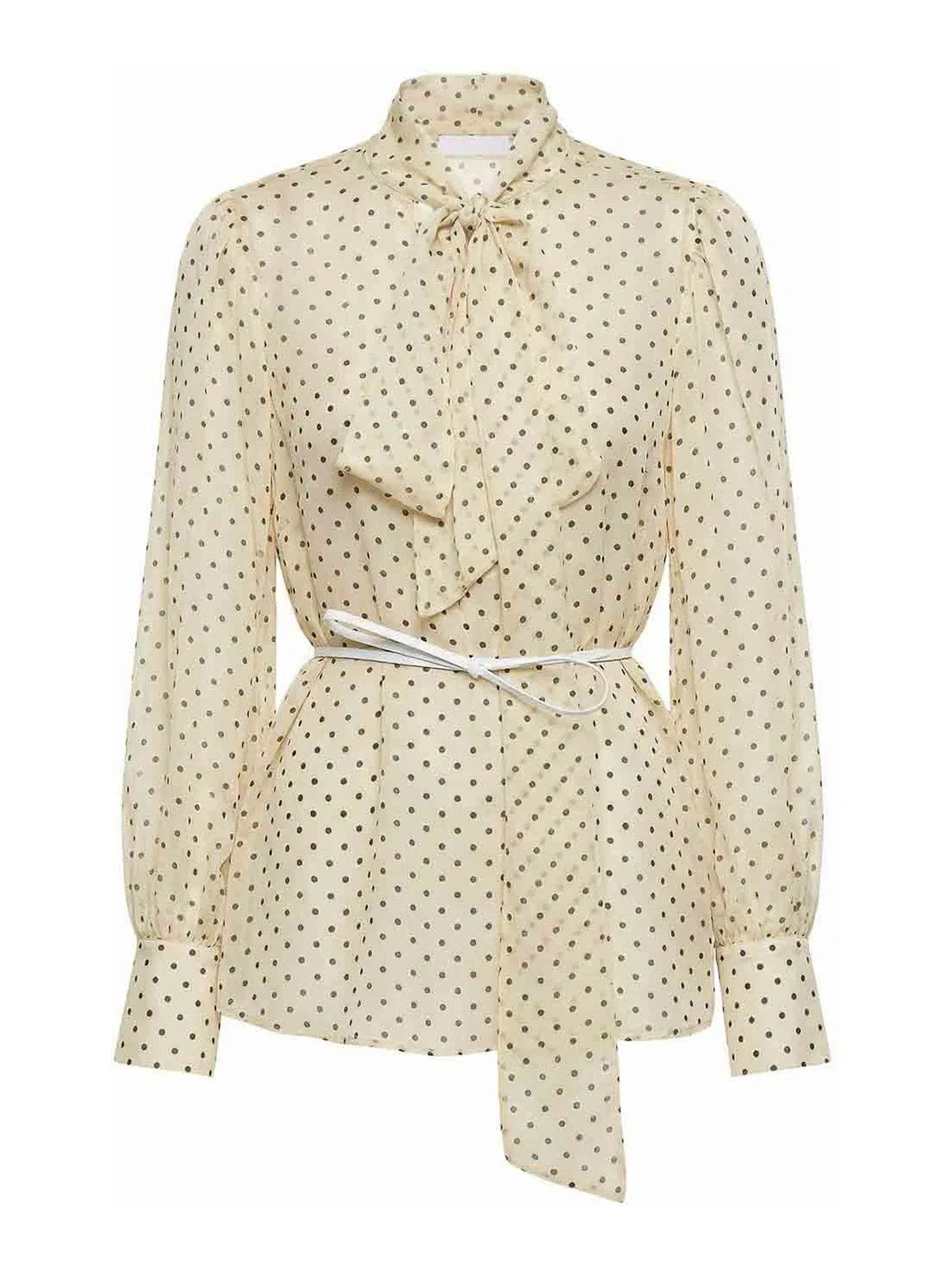 Crida Milano Black Silk Blouse