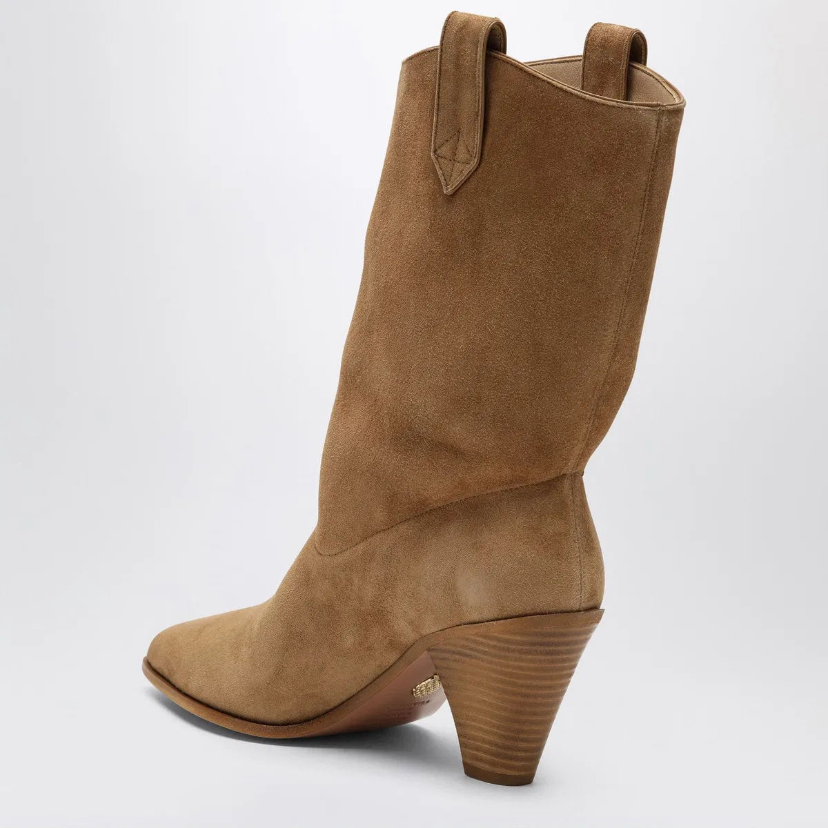Aquazzura Boogie Camel-Coloured Texan Boots