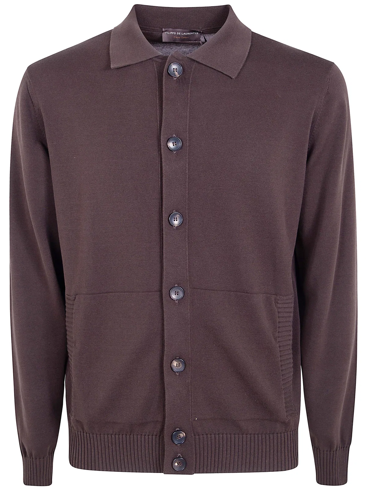 Filippo De Laurentiis Polo Neck Long Sleeves Cardigan