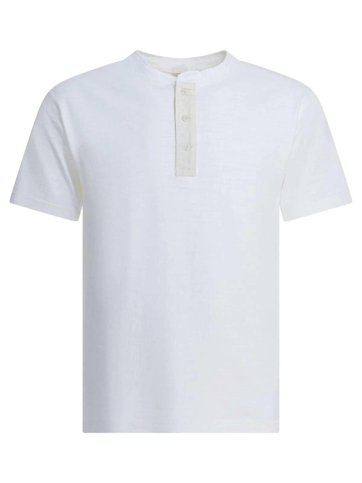 Buzz Rickson's Cotton T-Shirt With Buttons