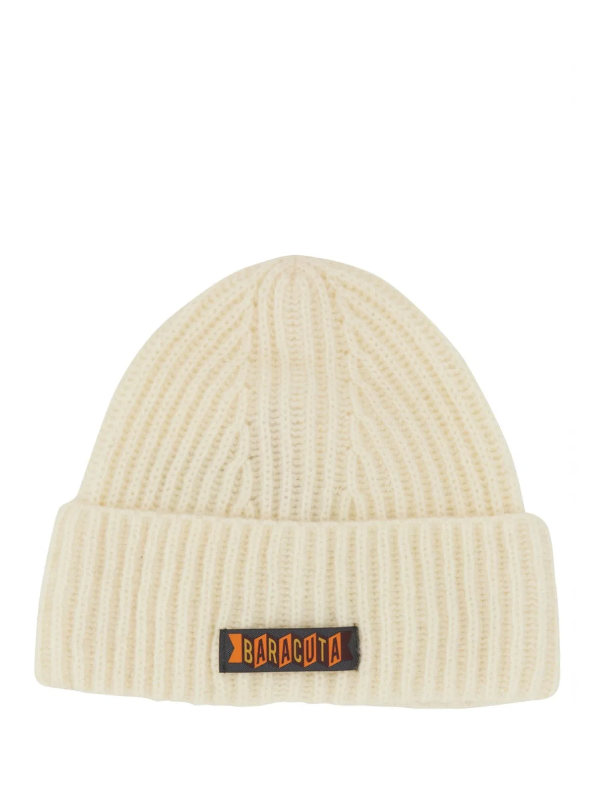 Baracuta Beanie Hat With Logo Patch
