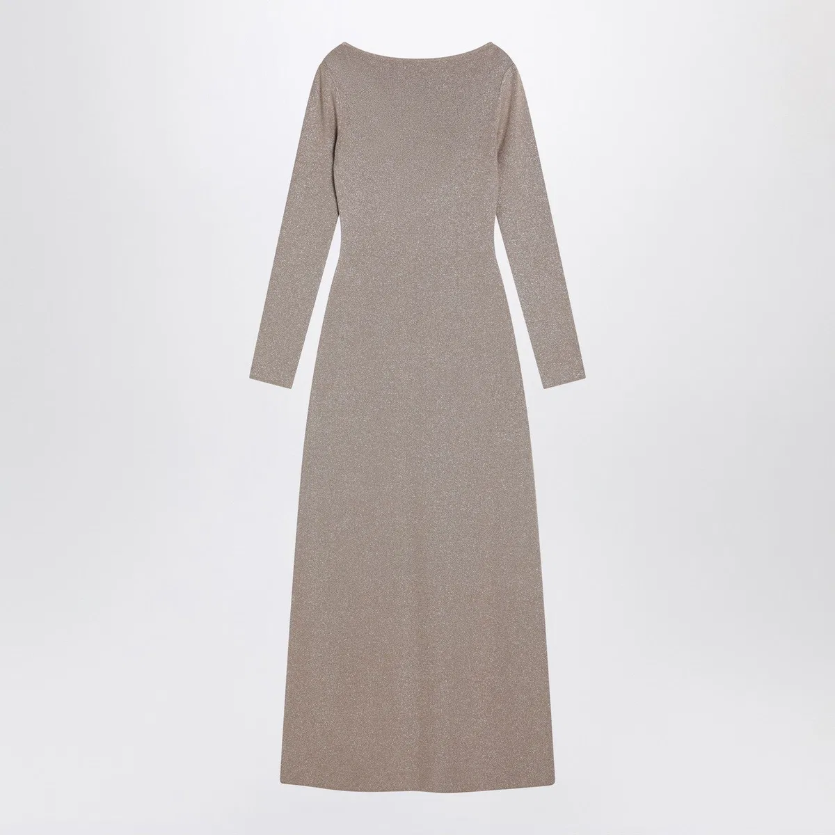 Max mara pianoforte Beige Dress In Viscose And Lurex Yarn