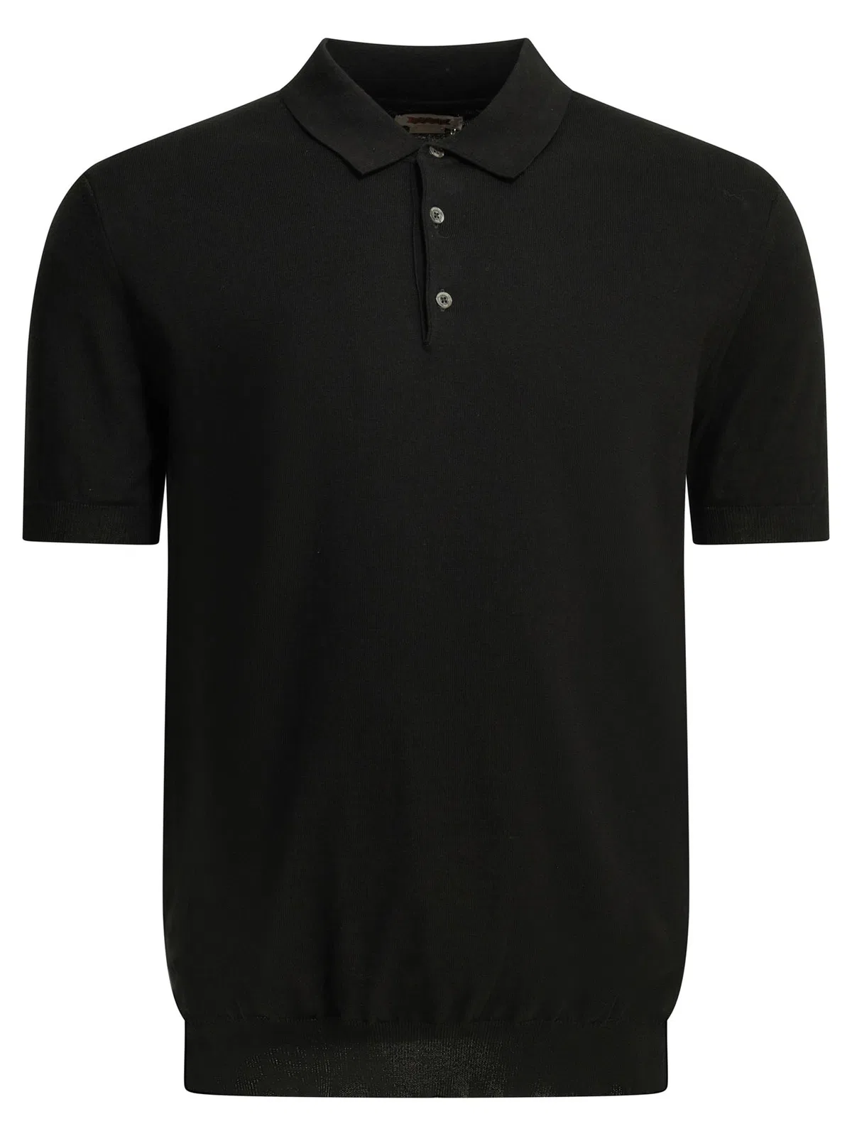 Baracuta Black Cotton Polo Shirt
