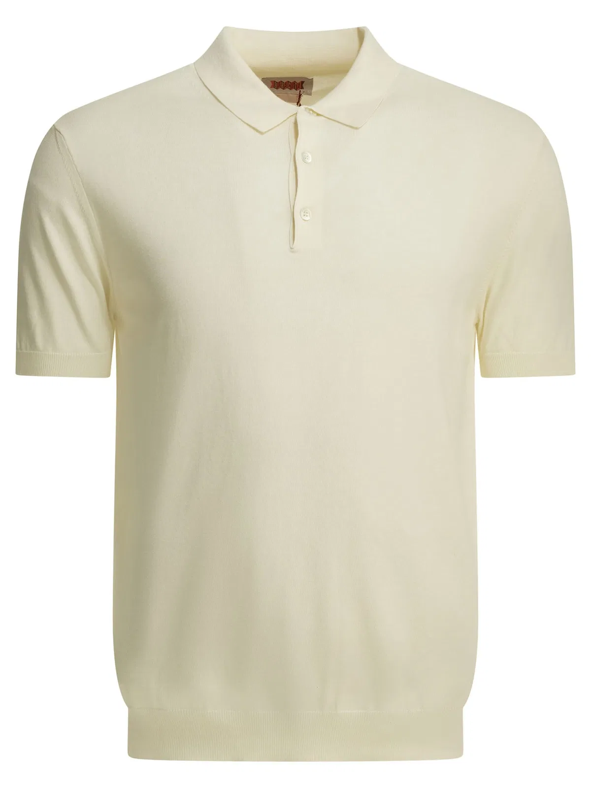 Baracuta White Cotton Polo Shirt
