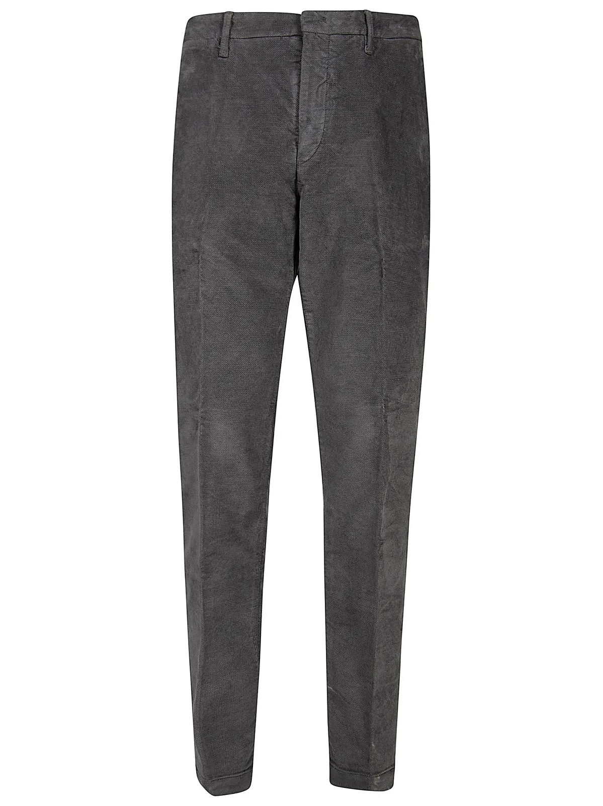 Rehash Gray Cotton Blend Trousers