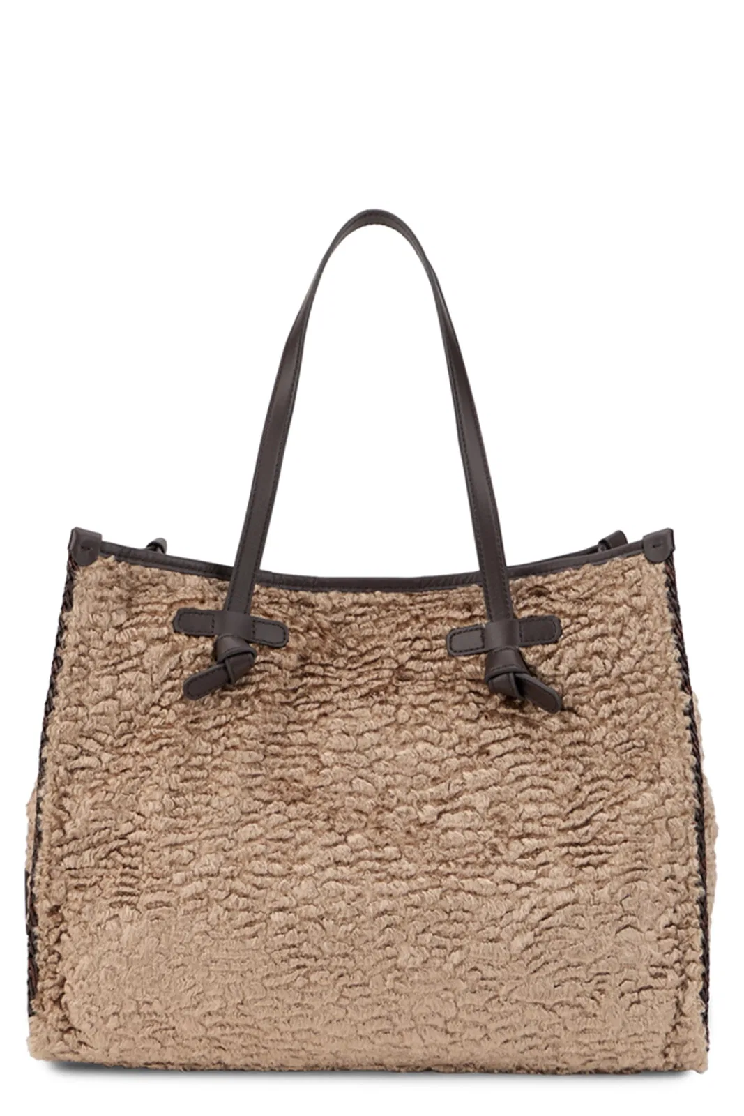 Gianni Chiarini Tote Bag In Faux Astrakhan