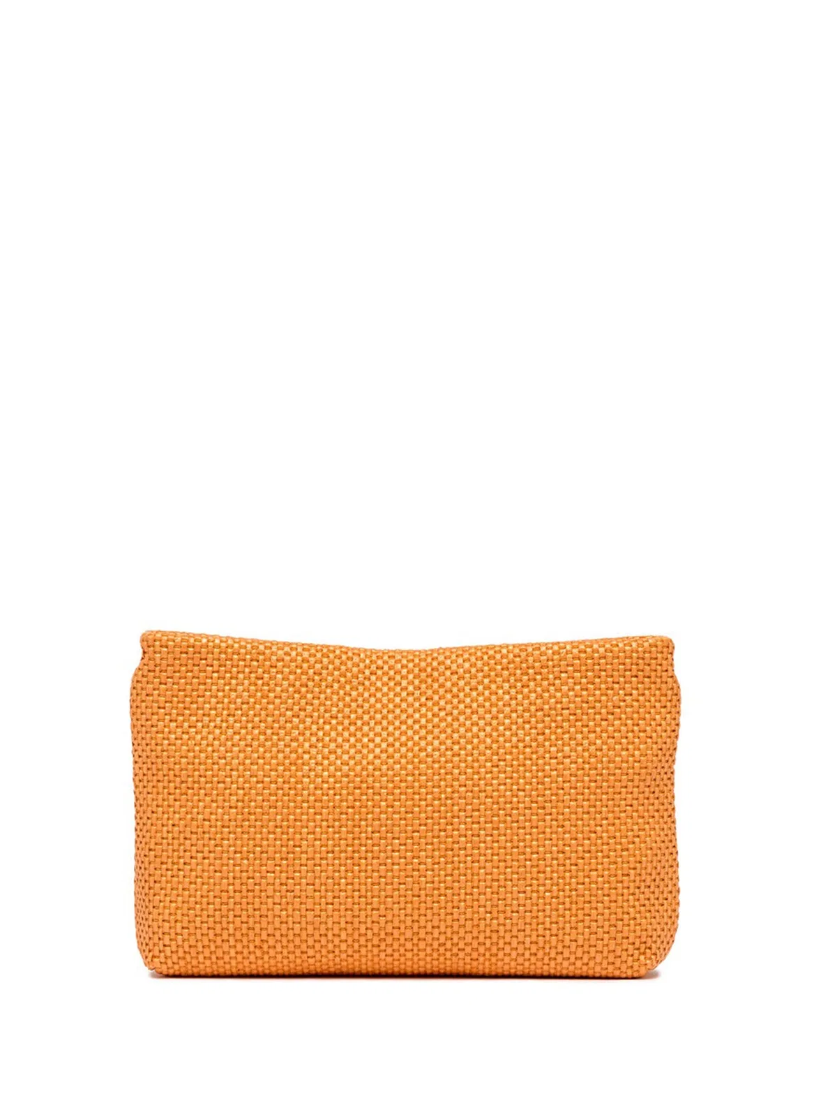 Gianni Chiarini Brenda Orange Clutch Bag With Resin Chai