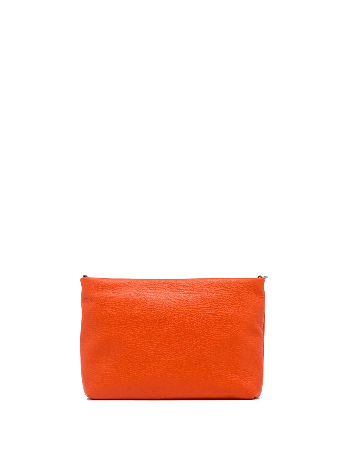 Gianni Chiarini Brenda Clutch Bag In Hammered Coral Leat