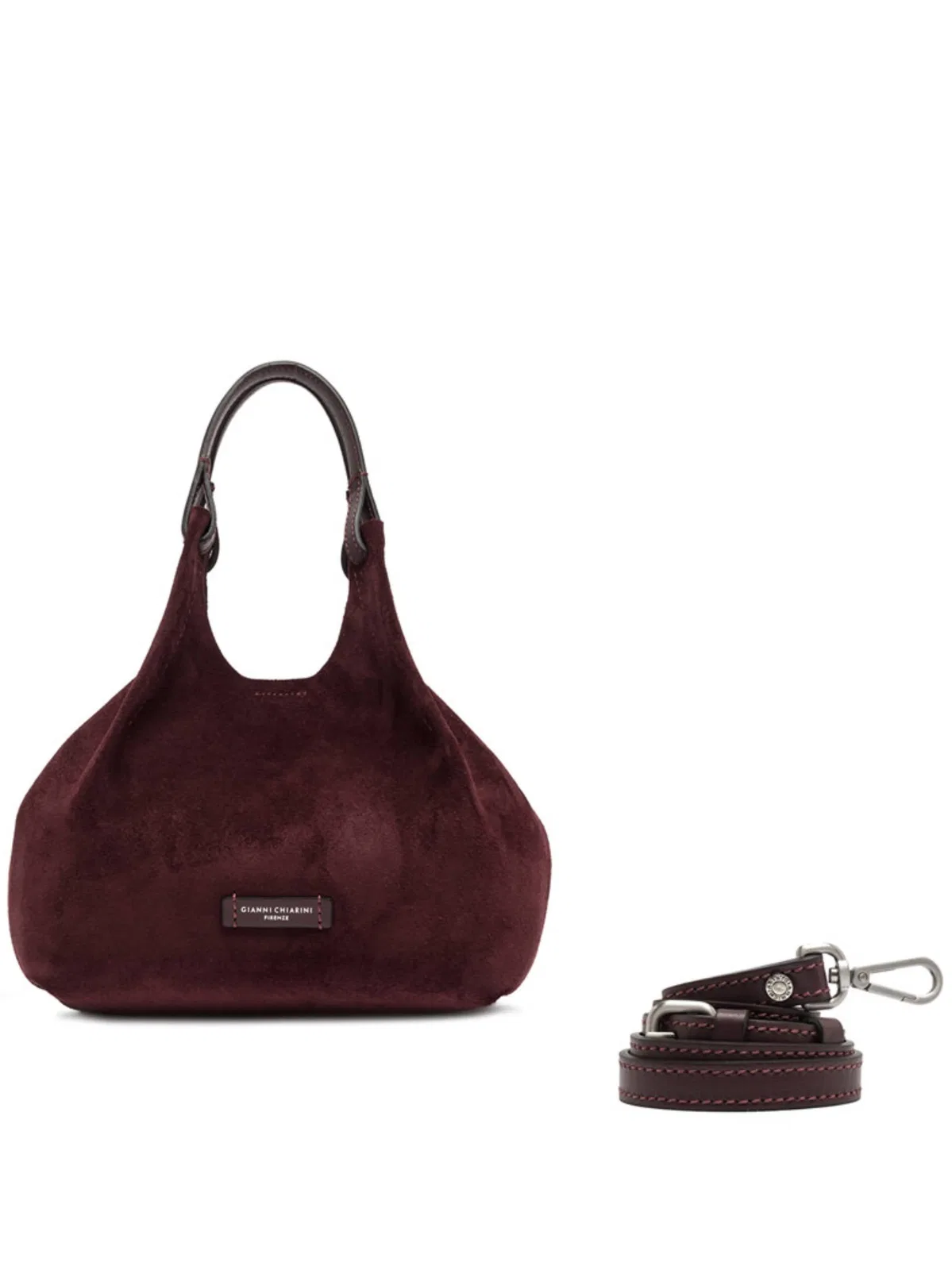 Gianni Chiarini Suede Shoulder Bag