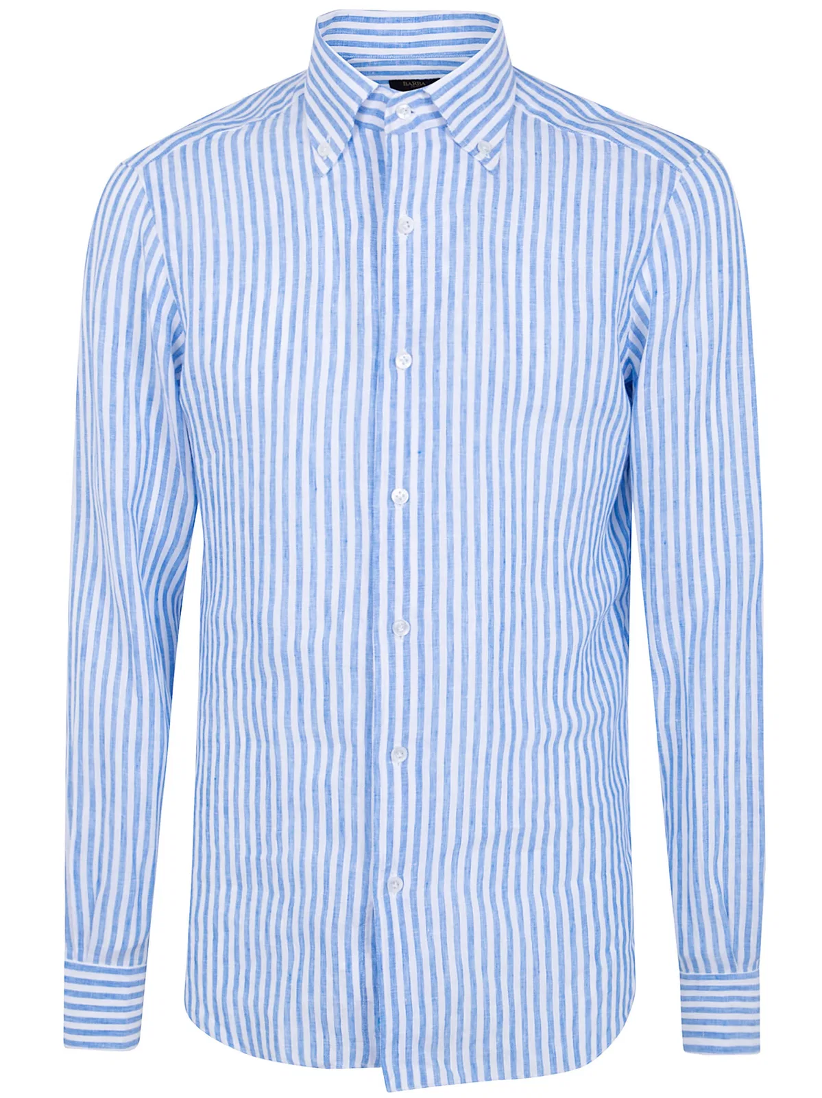 Barba Napoli Classic Linen Large Stripes Shirt