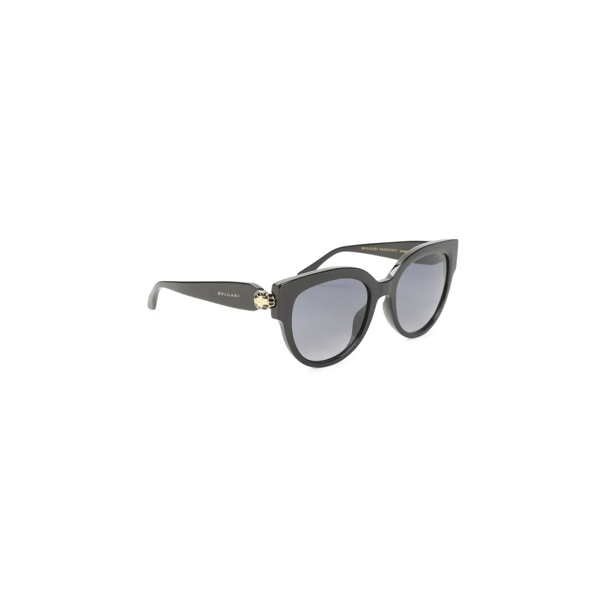 Bvlgari Black Serpenti Forever Round Sunglasses