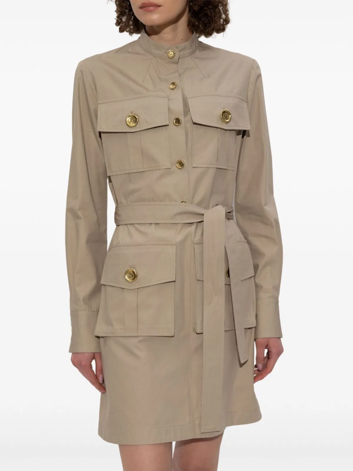 Givenchy Safari Poplin Mini Dress