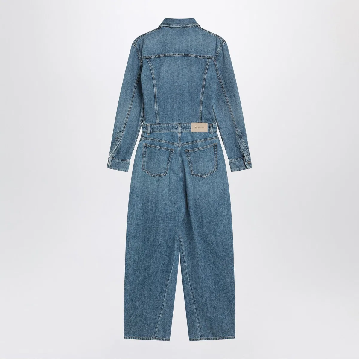 Givenchy Light Blue Denim Jumpsuit