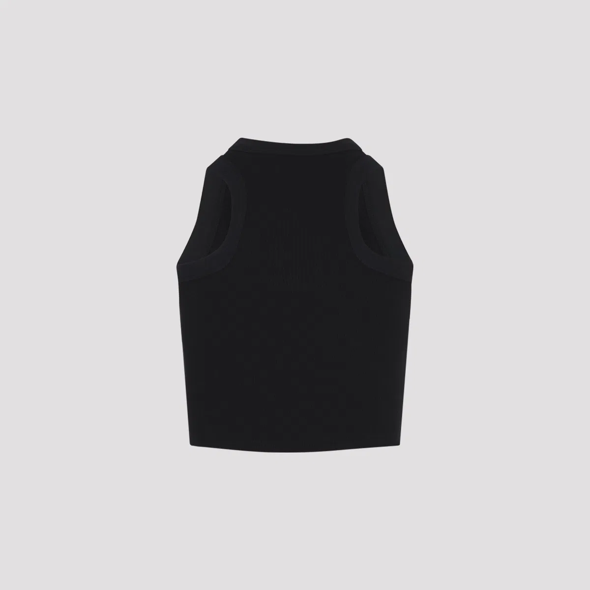 Givenchy Cotton Cropped Tank Top With Givenchy Pa